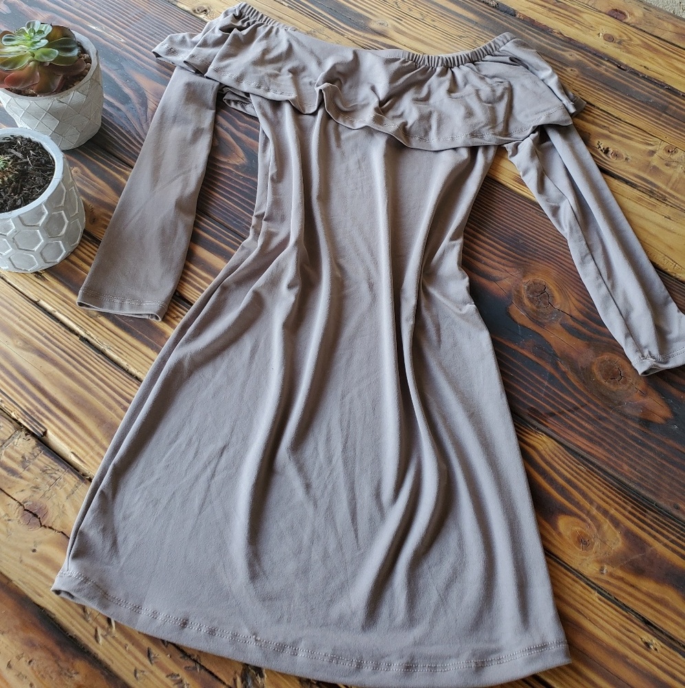 Off the shoulder dress